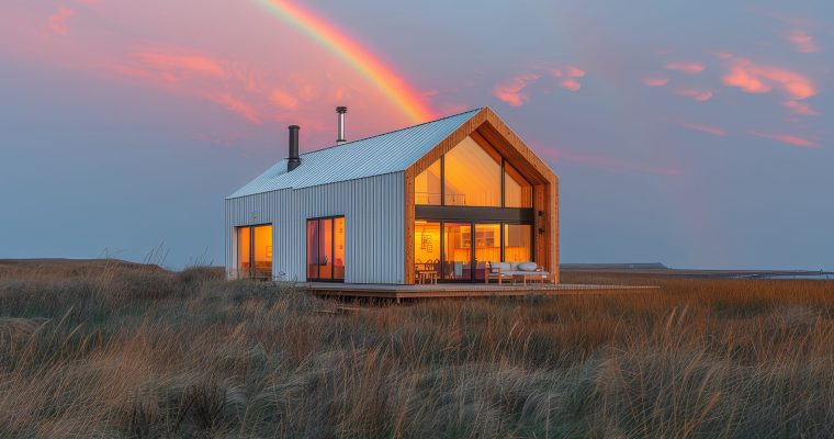 HOMES WHERE CONTRASTS ARE IN HARMONY
