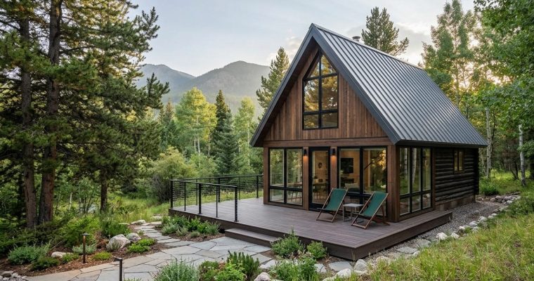 THE GRAND TRANSFORMATION OF AN OLD LOG CABIN